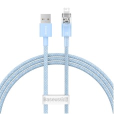 Fast Charging Cable Baseus Explorer USB to Lightning 2.4A 1M (blue) Fast Charging Cable Baseus Explorer USB to Lightning 2.4A 1M (blue)