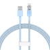 Fast Charging Cable Baseus Explorer USB to Lightning 2.4A 1M (blue)