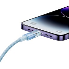 Fast Charging Cable Baseus Explorer USB to Lightning 2.4A 1M (blue) Fast Charging Cable Baseus Explorer USB to Lightning 2.4A 1M (blue)