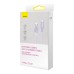 Fast Charging cable Baseus USB-C to Lightning Explorer Series 1m, 20W (purple)