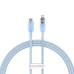 Fast Charging cable Baseus USB-C to Lightning Explorer Series 1m, 20W (blue)