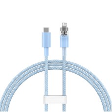 Fast Charging cable Baseus USB-C to Lightning Explorer Series 1m, 20W (blue)