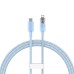 Fast Charging cable Baseus USB-C to Lightning Explorer Series 1m, 20W (blue)