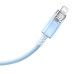 Fast Charging cable Baseus USB-C to Lightning Explorer Series 1m, 20W (blue)