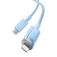 Fast Charging cable Baseus USB-C to Lightning Explorer Series 1m, 20W (blue)