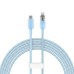 Fast Charging cable Baseus USB-C to Lightning Explorer Series 2m, 20W (blue)