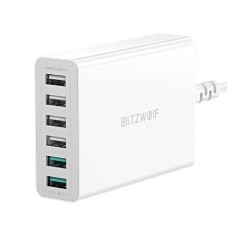 Charger 6x USB Blitzwolf BW-S15, QC 3.0, 60 W (white) Charger 6x USB Blitzwolf BW-S15, QC 3.0, 60 W (white)