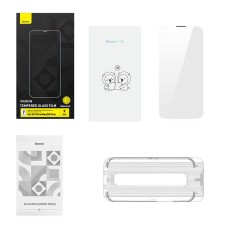 Tempered Glass Baseus 0.4mm Iphone 13 Pro Max/14 Plus + cleaning kit Tempered Glass Baseus 0.4mm Iphone 13 Pro Max/14 Plus + cleaning kit