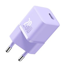 Mini wall charger Baseus GaN5 20W (purple) Mini wall charger Baseus GaN5 20W (purple)