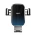 Baseus Glaze gravitational car holder for ventilation grid, aluminum (black)