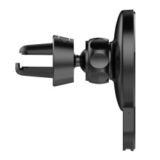 LDNIO Car Mount ,MA20 with inductive charger 15W and metal ring (Black)