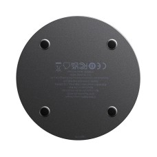 Wireless Qi inductive charger Baseus Simple 2, 15W with USB-C to USB-C cable (black)