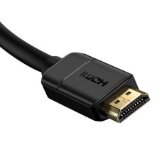 Baseus 2x HDMI 2.0 4K 60Hz Cable, 3D, HDR, 18Gbps, 3m (black) Baseus 2x HDMI 2.0 4K 60Hz Cable, 3D, HDR, 18Gbps, 3m (black)