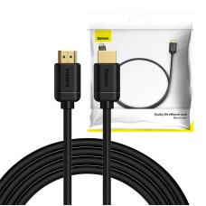 Baseus 2x HDMI 2.0 4K 60Hz Cable, 3D, HDR, 18Gbps, 3m (black) Baseus 2x HDMI 2.0 4K 60Hz Cable, 3D, HDR, 18Gbps, 3m (black)