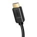 Baseus 2x HDMI 2.0 4K 30Hz Cable, 3D, HDR, 18Gbps, 8m (black)