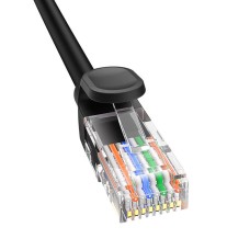 Baseus Ethernet CAT5, 1m network cable (black) Baseus Ethernet CAT5, 1m network cable (black)