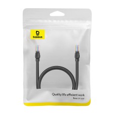 Baseus Ethernet CAT5, 1m network cable (black) Baseus Ethernet CAT5, 1m network cable (black)