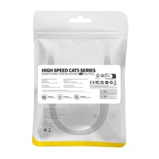 Baseus Ethernet CAT5, 1m network cable (black) Baseus Ethernet CAT5, 1m network cable (black)