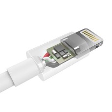 USB to Lightning cable Choetech IP0026, MFi,1.2m (white) USB to Lightning cable Choetech IP0026, MFi,1.2m (white)