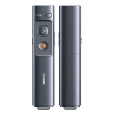 Baseus Orange Dot Multifunctionale remote control for presentation, with a laser pointer - gray Baseus Orange Dot Multifunctionale remote control for presentation, with a laser pointer - gray