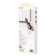 Baseus Orange Dot Multifunctionale remote control for presentation, with a laser pointer - gray Baseus Orange Dot Multifunctionale remote control for presentation, with a laser pointer - gray