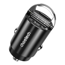 Car Charger Choetech TC0006 1x USB-A, 1x USB-C 30W PD 3.0 (black) Car Charger Choetech TC0006 1x USB-A, 1x USB-C 30W PD 3.0 (black)