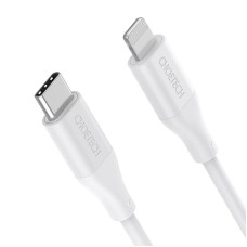 Cable Choetech IP0040 USB-C to Lightning PD18/30W 1,2m (white) Cable Choetech IP0040 USB-C to Lightning PD18/30W 1,2m (white)