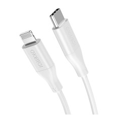Cable Choetech IP0040 USB-C to Lightning PD18/30W 1,2m (white) Cable Choetech IP0040 USB-C to Lightning PD18/30W 1,2m (white)