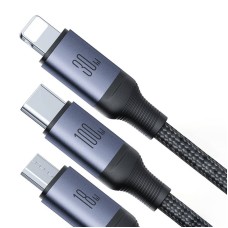 Cable Speedy USB Joyroom SA21-2T3, 6 in 1/ 100W/Cable 1.5m (black) Cable Speedy USB Joyroom SA21-2T3, 6 in 1/ 100W/Cable 1.5m (black)