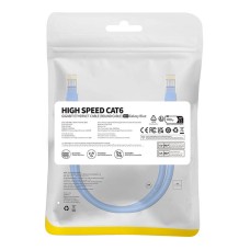 Round Cable Baseus Ethernet RJ45, Cat.6, 0,5m (blue) Round Cable Baseus Ethernet RJ45, Cat.6, 0,5m (blue)