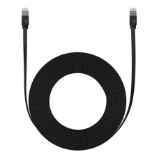 Flat Cable Baseus Ethernet RJ45, Cat.6, 12m (black) Flat Cable Baseus Ethernet RJ45, Cat.6, 12m (black)