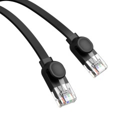Flat Cable Baseus Ethernet RJ45, Cat.6, 12m (black) Flat Cable Baseus Ethernet RJ45, Cat.6, 12m (black)