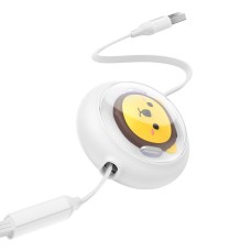 Charging Cable 3w1 Baseus USB to USB-C, USB-M, Lightning 3,5A, 1,1m (White) Charging Cable 3w1 Baseus USB to USB-C, USB-M, Lightning 3,5A, 1,1m (White)