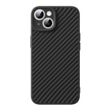 Case Baseus Synthetic Fiber iPhone 15 Plus + tempered glass