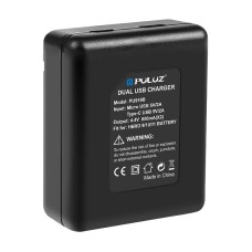 2-slot charger Puluz PU919B for GoPro Hero 9/10/11/12 2-slot charger Puluz PU919B for GoPro Hero 9/10/11/12