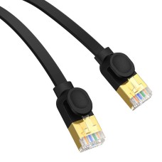 Baseus Cat 7 UTP Ethernet RJ45 Cable Flat 2 m black Baseus Cat 7 UTP Ethernet RJ45 Cable Flat 2 m black