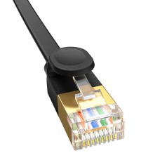 Baseus Cat 7 UTP Ethernet RJ45 Cable Flat 2 m black Baseus Cat 7 UTP Ethernet RJ45 Cable Flat 2 m black