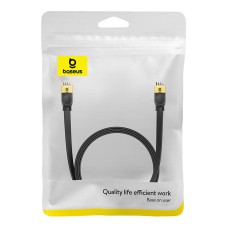 Baseus Cat 7 UTP Ethernet RJ45 Cable Flat 2 m black Baseus Cat 7 UTP Ethernet RJ45 Cable Flat 2 m black