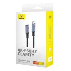 Baseus High Definition extension cable USB-C Male to Female 10Gbps, 0,5m (black) Baseus High Definition extension cable USB-C Male to Female 10Gbps, 0,5m (black)