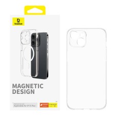 Magnetic Phone Case for iPhone 15 Plus Baseus OS-Lucent Series (Clear) Magnetic Phone Case for iPhone 15 Plus Baseus OS-Lucent Series (Clear)