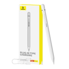 Active stylus Baseus Smooth Writing Series with plug-in charging, lightning (White) Active stylus Baseus Smooth Writing Series with plug-in charging, lightning (White)
