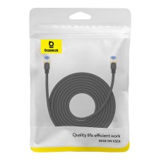 Braided network cable cat.7 Baseus Ethernet RJ45, 10Gbps, 10m (black) Braided network cable cat.7 Baseus Ethernet RJ45, 10Gbps, 10m (black)
