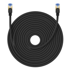 Braided network cable cat.7 Baseus Ethernet RJ45, 10Gbps, 25m (black) Braided network cable cat.7 Baseus Ethernet RJ45, 10Gbps, 25m (black)