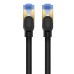 Braided network cable cat.7 Baseus Ethernet RJ45, 10Gbps, 25m (black)