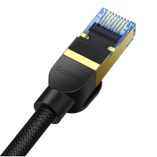 Braided network cable cat.7 Baseus Ethernet RJ45, 10Gbps, 25m (black) Braided network cable cat.7 Baseus Ethernet RJ45, 10Gbps, 25m (black)