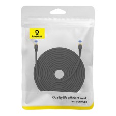 Braided network cable cat.7 Baseus Ethernet RJ45, 10Gbps, 25m (black) Braided network cable cat.7 Baseus Ethernet RJ45, 10Gbps, 25m (black)