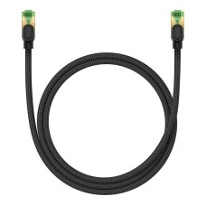 Braided network cable cat.8 Baseus Ethernet RJ45, 40Gbps, 1m (black) Braided network cable cat.8 Baseus Ethernet RJ45, 40Gbps, 1m (black)