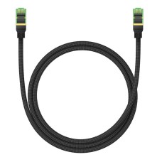 Braided network cable cat.8 Baseus Ethernet RJ45, 40Gbps, 1m (black) Braided network cable cat.8 Baseus Ethernet RJ45, 40Gbps, 1m (black)