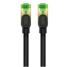 Braided network cable cat.8 Baseus Ethernet RJ45, 40Gbps, 1m (black) Braided network cable cat.8 Baseus Ethernet RJ45, 40Gbps, 1m (black)