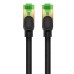 Braided network cable cat.8 Baseus Ethernet RJ45, 40Gbps, 1m (black)